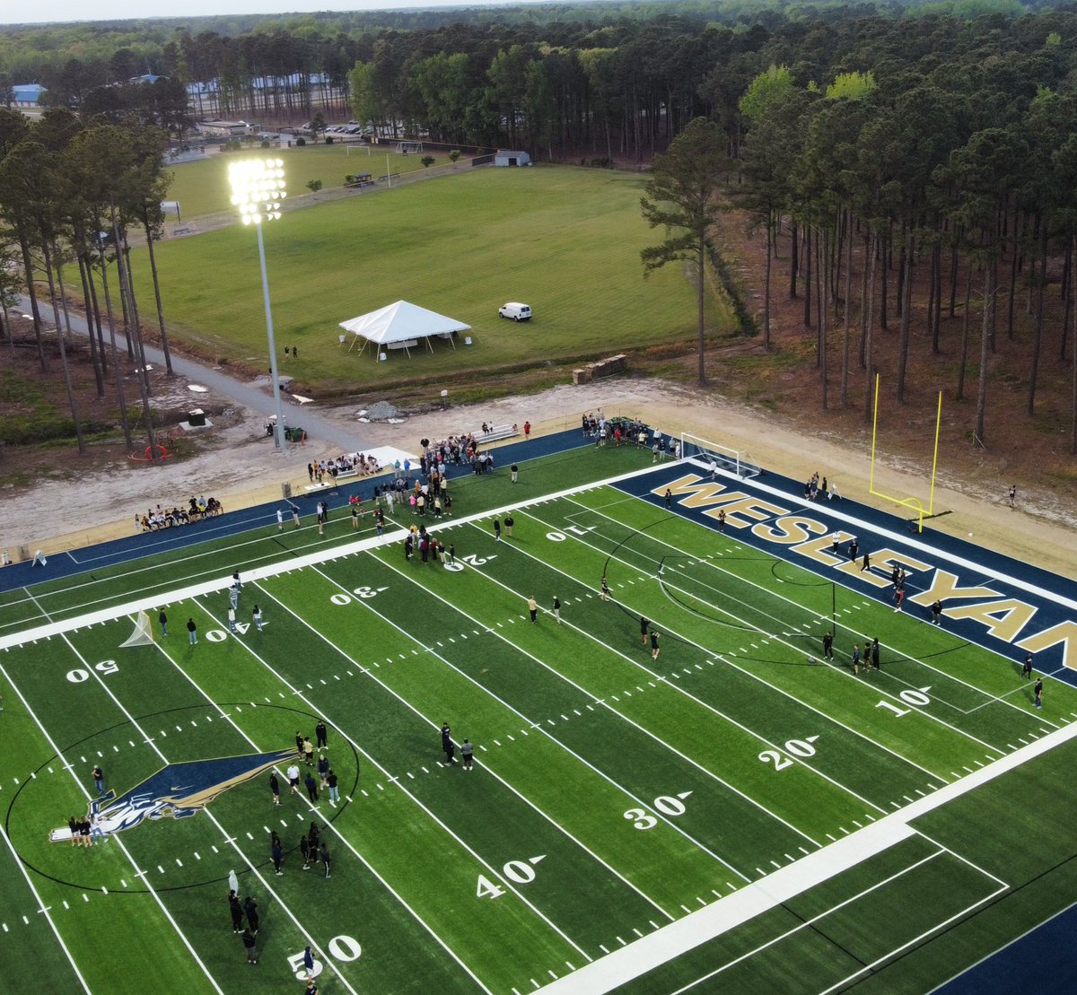So thankful for everyone who made it possible for us to officially cut the ribbon tonight on Stallings Field at Vernon T. Bradley Jr. Stadium!! The future is bright!!

#AllAboutTheW