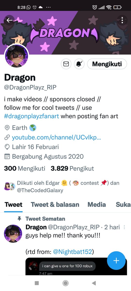 SusanNotFound's tweet photo. @JustEdgarDK @DragonPlayz_RIP Done! https://t.co/4cVPkwshMI