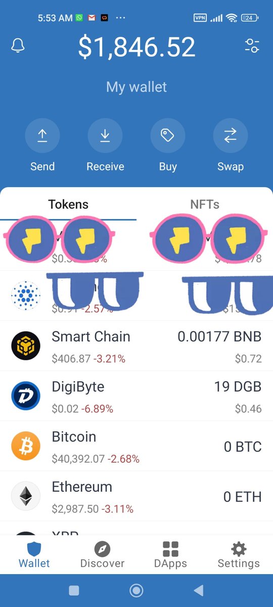 I love the best crypto wallet in the world, easy-to-use safety and best support for all of the users im trusted in trust❤️
#MyTrustWallet