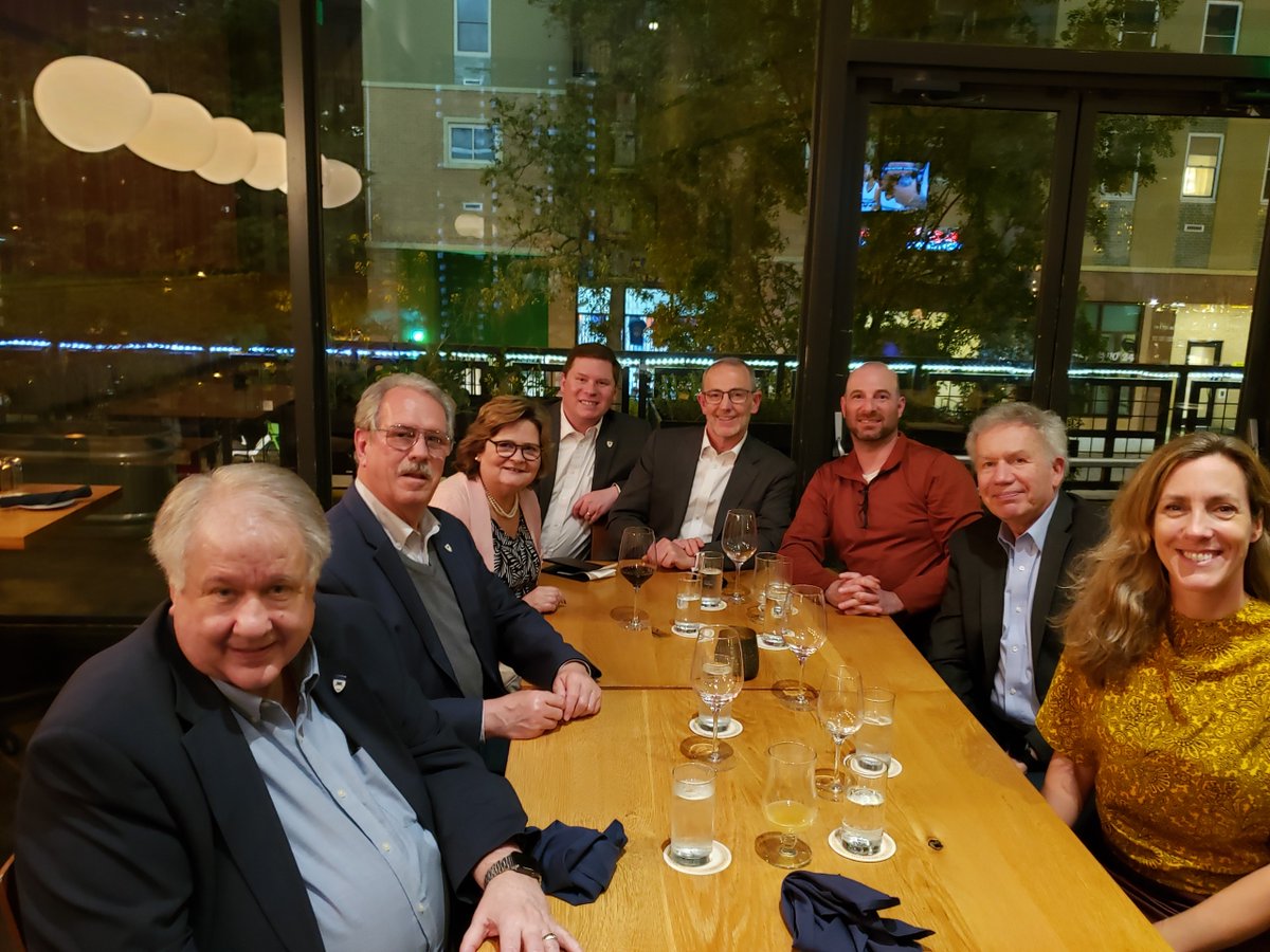 PresidentSei's tweet photo. Rounded out the first day with a great dinner with @IStructE leadership and SEI's Global Activities Division! 

#Structures22 https://t.co/3auO2v8coE