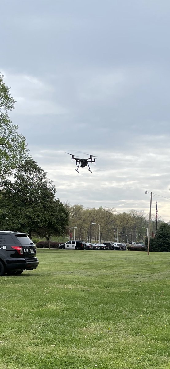 KCS_Palmer's tweet photo. Police dogs and a drone at Palmer today.  Thank you KPD! https://t.co/M2NdvMVqqG