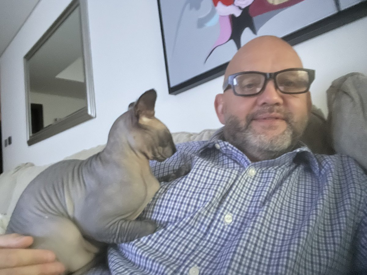 Clearly Mr Bigglesworth wanted a pre-work cuddle!!!  #sphynx #sphynxcat #sphynxlife  #sphynxclub #sphynxcats #sphynxcommunity #sphynxworldwide #sphynxfamily #sphynxworld  #sphynxmoments #sphynxdaily #sphynxsquad #sphynxs #ilovesphynx #sphynxunlimited #CatsOfTwitter #AdoptDontBuy