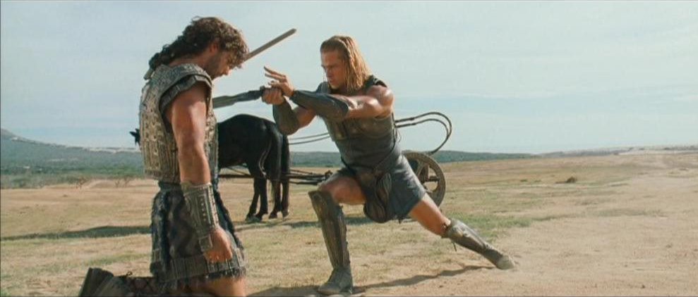 Troy (2004) is a simplified retelling of the ancient Greek epic poem The Iliad. One of the last great sword and sandals epics. Watch the director’s cut.