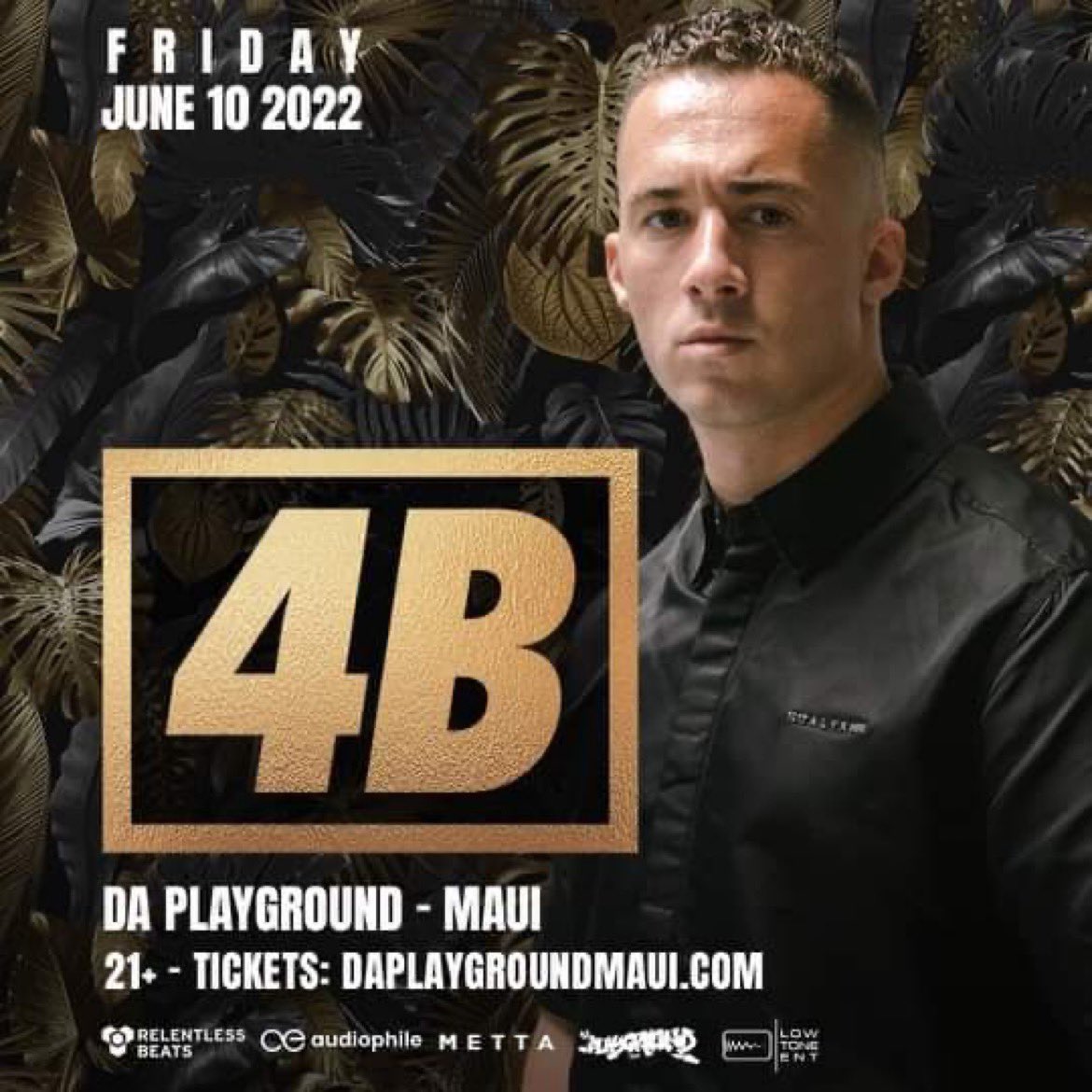 dpgmauiexclv's tweet photo. ‼️SHOW ANNOUNCEMENT‼️

@DJ4B is coming to Da Playground Maui Friday June 10, 2022! 

🎟 TICKETS ON SALE TOMORROW @ 10AM. Link in the bio or at https://t.co/j4DHoRQlWj✨

🔥 https://t.co/g6UCeuECjx