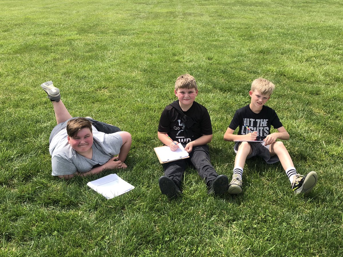 It was a beautiful day for learning outside!
