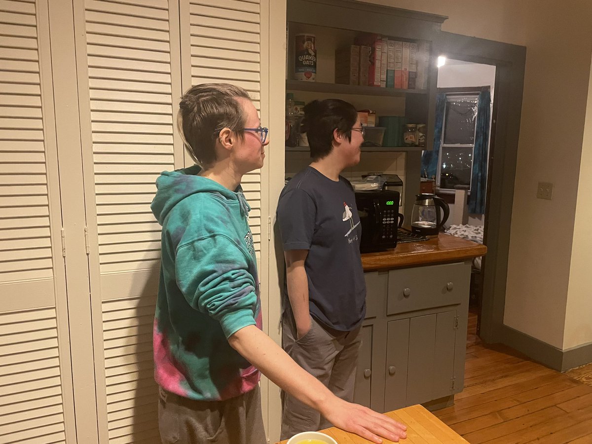 Lisa_Gresci's tweet image. These two were simply trying to heat up a burrito in this microwave when a bullet came through the third story window of their Mission Hill apartment. @7News