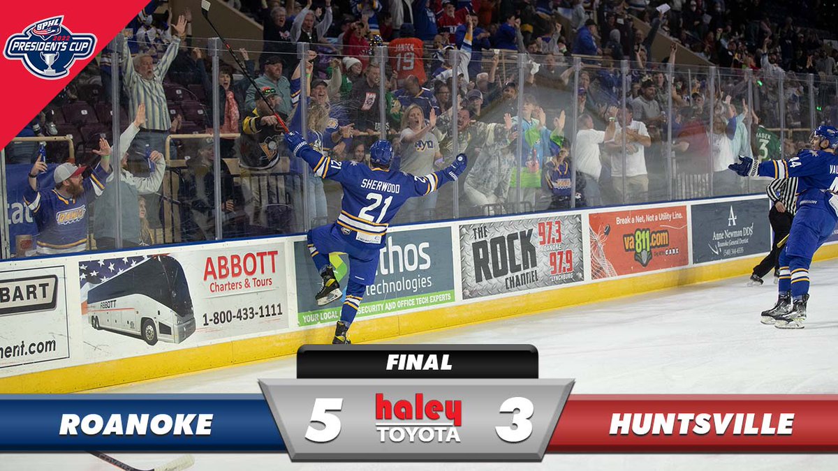 RailYardDawgs's tweet photo. Dawgs Roll Past Havoc In 5-3 Game One Win 👊

Thanks for bringing the noise tonight, Roanoke! 👏

Recap: https://t.co/FSZUncfpbx https://t.co/CFUVcJyiNr