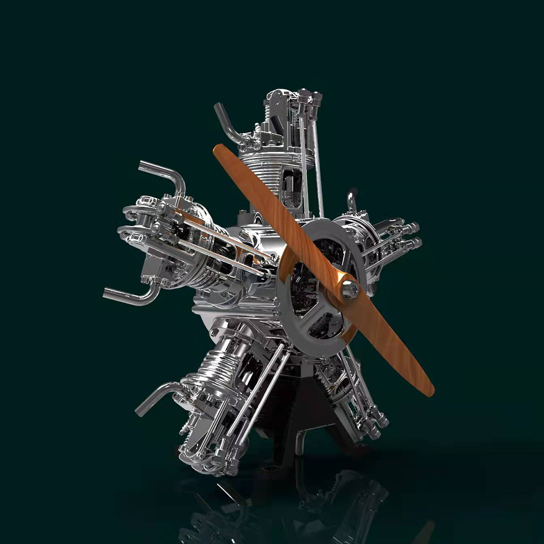 enginediyshop_'s tweet image. Aircraft five-cylinder radial engine model kits, with extremely textured metal parts, bring you all knowledge about the wonderful world of mechanical engineering in an immersive environment. You will start a great project to build your own aircraft engine.#enginemodel #engine