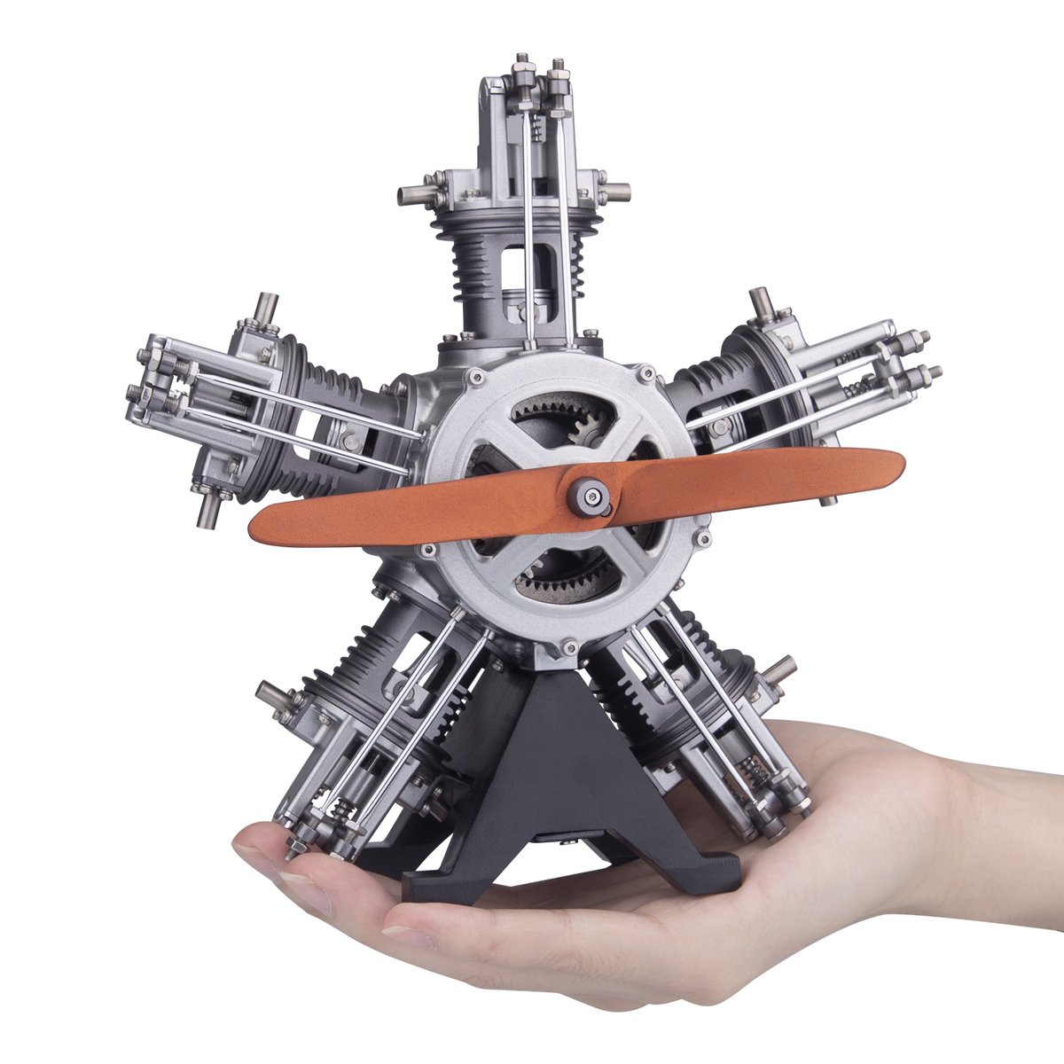 enginediyshop_'s tweet image. Aircraft five-cylinder radial engine model kits, with extremely textured metal parts, bring you all knowledge about the wonderful world of mechanical engineering in an immersive environment. You will start a great project to build your own aircraft engine.#enginemodel #engine