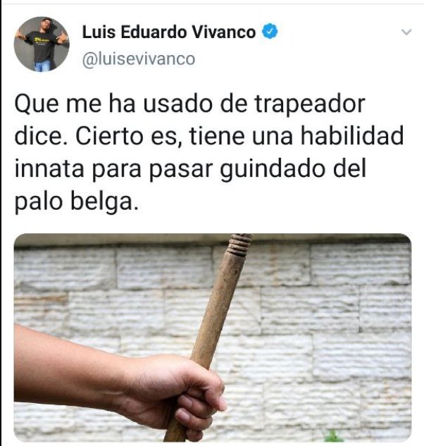 PedritoExtranja's tweet photo. Los “argumentos” de Vivanco para “descalificarme”.
Todo el Ecuador ya sabe que eres un IDIOTA pero al menos finge que no eres homofóbico. No tuitees lo que te dice el Polimicción, mira que ese, es más IDIOTA que tú. https://t.co/rEO54v1BLI