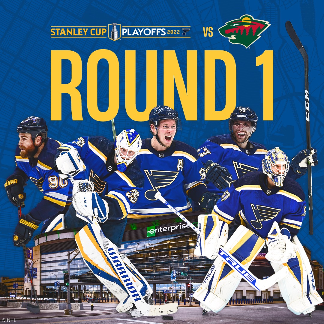 St. Louis Blues on X: This first round matchup is going to be wild. The  Blues will face Minnesota in Round 1 of the #StanleyCup Playoffs!   / X