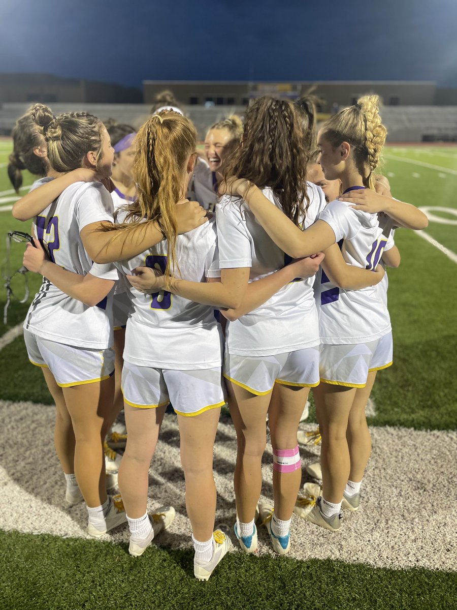 For the first time in program history, this varsity squad beat MICDS coming from behind to win 7-6! The GOAT of the game was senior Haley Ritchie for keeping the team focused &amp; her contributions all over the field—draw controls, caused turnovers, game winning goal &amp; ground balls!