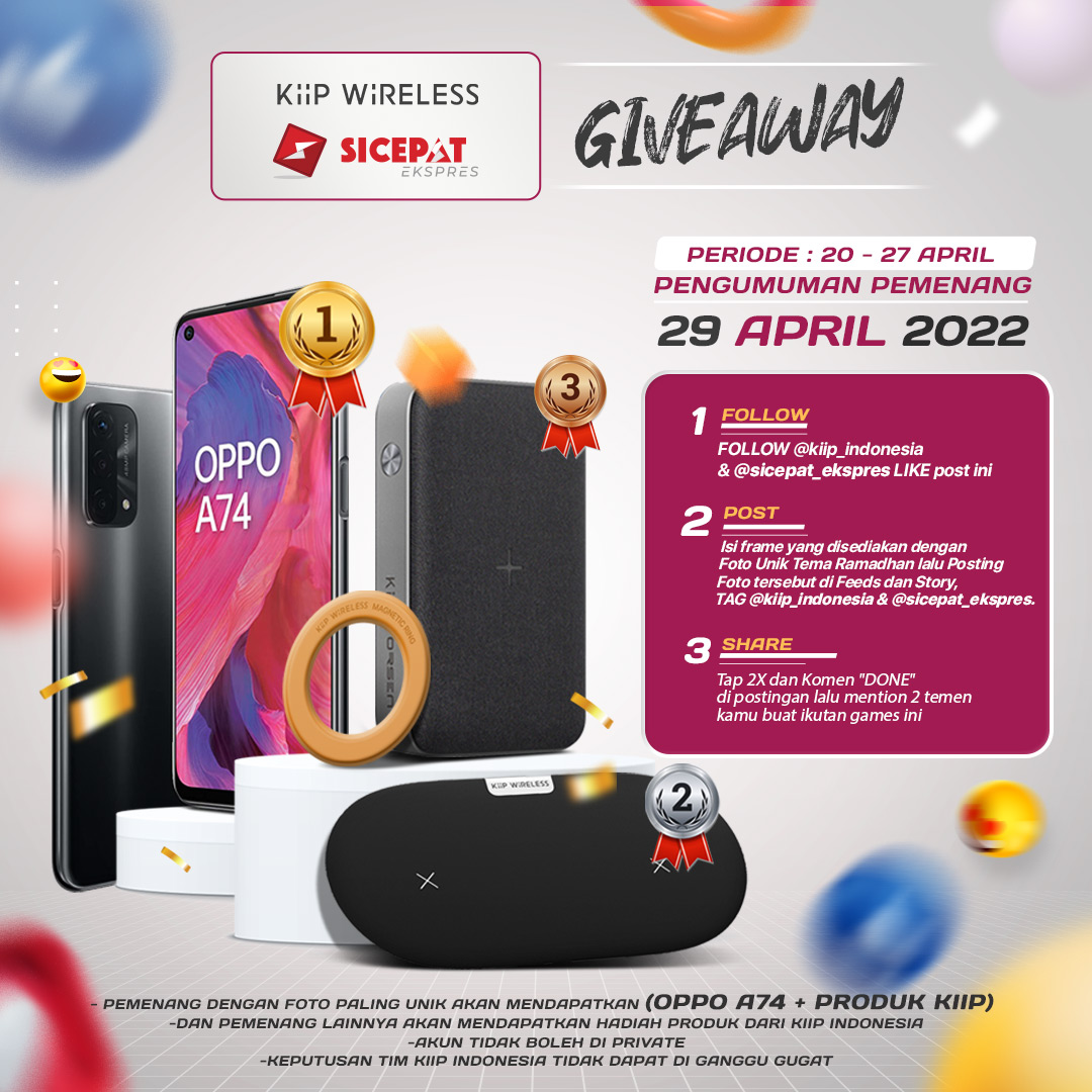 Pss Pss... Mumpung bentar lagi Lebaran. Disini ada yang mau HP Baru gak nih? Kalau gak mau ya udah gpp gk maksa sih. Tapi ini kebetulan nih ada Giveaway HP di IG. Langsung silaturrahmi aja ya ke sini instagram.com/p/CcmvsDlrm7z/