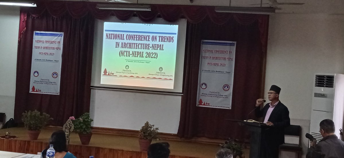 xsubeg's tweet photo. National Conference on Trends in Architecture #architecture #Khwopa https://t.co/agkkoidWpH