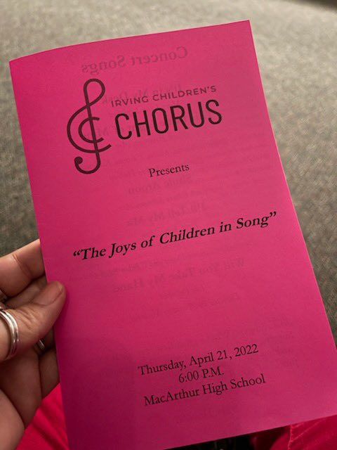Irving Children's Chorus tweet media