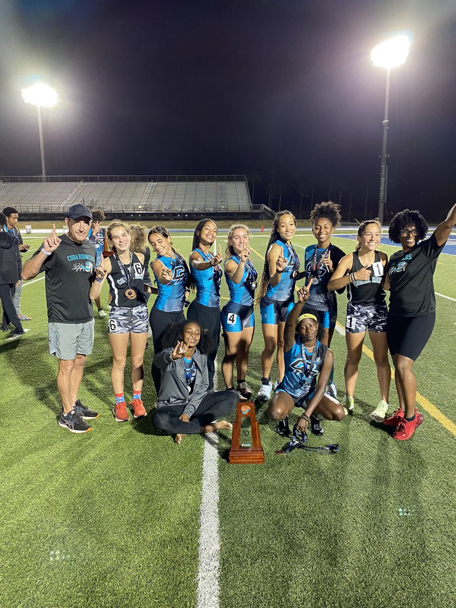 Coral Reef girls Champions 🏆of 4A District 16. Julia Alvarez Drago advanced to Regionals in both the 1600 (4th place and a PR) and the 3200 (3rd place) Go Cudas!
<a href="/CudaRunners/">LUCAS OLIVEIRA - Athlete - Track & Field - XC</a> <a href="/reefathletics1/">Coral Reef Athletics</a> <a href="/MiamiEliteTC/">Miami Elite Track</a> <a href="/flrunners/">FLRunners</a> <a href="/uwfxc/">UWF Cross Country</a> <a href="/GoArgos/">UWF Athletics</a>