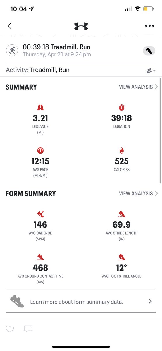 Haven’t ran 3 miles non-stop since june of 2018. I believe thats a 5k run💯🙌🏾