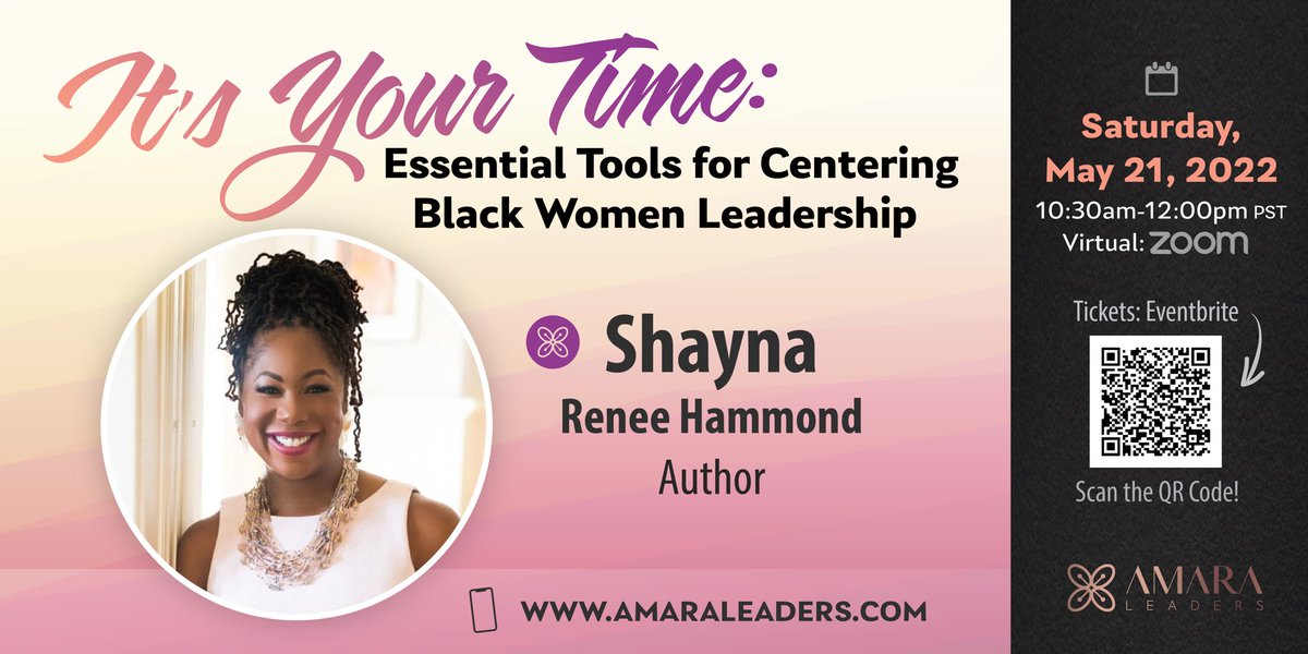 “It’s your time!” Looking forward to another great ⁦<a href="/AmaraLeaders/">Amara Leaders</a>⁩ event!