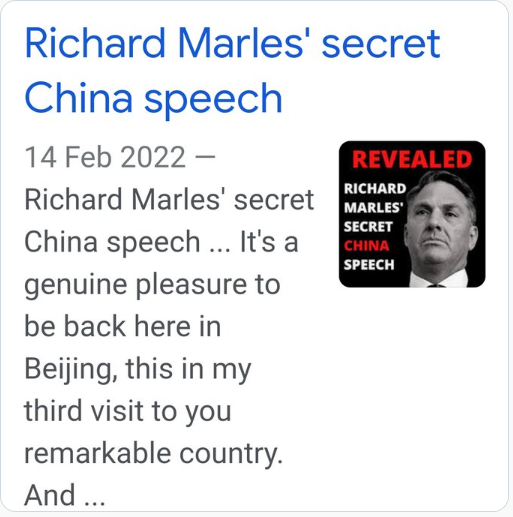 Crewcial2's tweet photo. @ddemetrelibdems @LibDemAus Labor is all in for China https://t.co/nE4fJzB4Ug