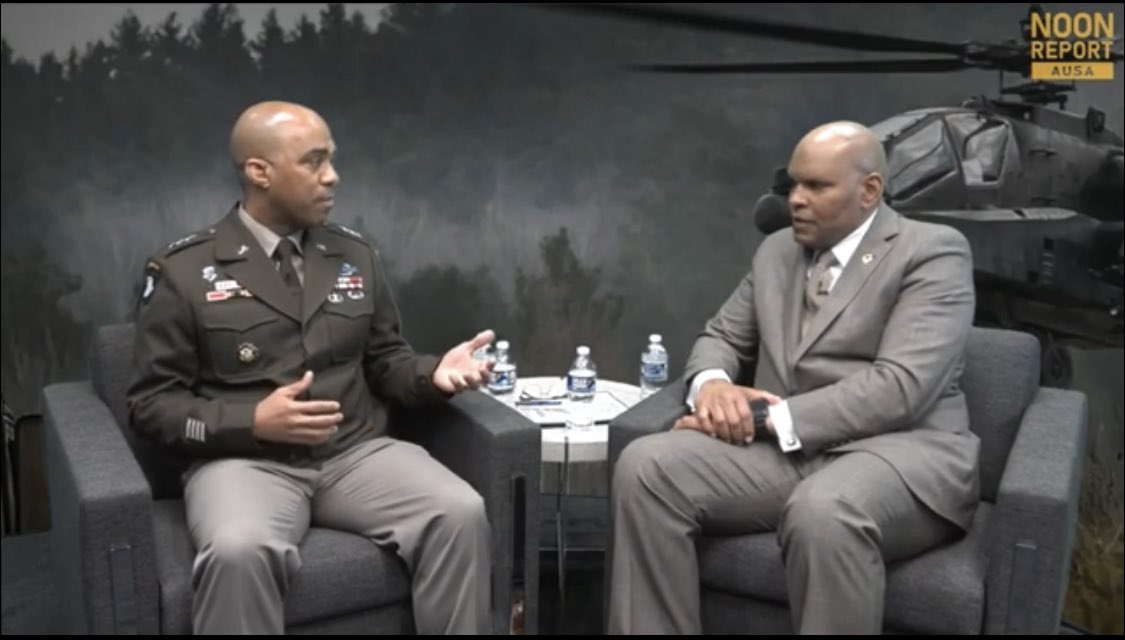 Thanks Association of the United States Army - for the professional execution of this Noon report! #ausa #trust #leadershipdevelopment #relationshipsmatter #ausanoonreport