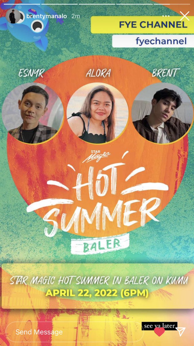 BRENTELITEPH's tweet photo. 042222 Brent’s Instagram Story Update 

| @brentymanalo | https://t.co/GaY5GKQF3W