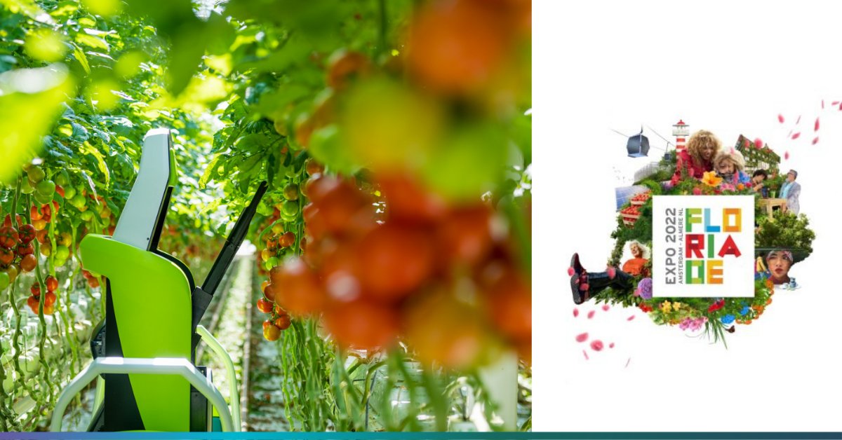 Get to know Kompano at #FloriadeExpo2022! Floriade is all about green solutions by innovators from The Netherlands and abroad that make our cities more fun, more beautiful and more sustainable. Visit Floriade and spot our Kompano, the leaf-picking robot 🤖 hubs.la/Q018sh1x0
