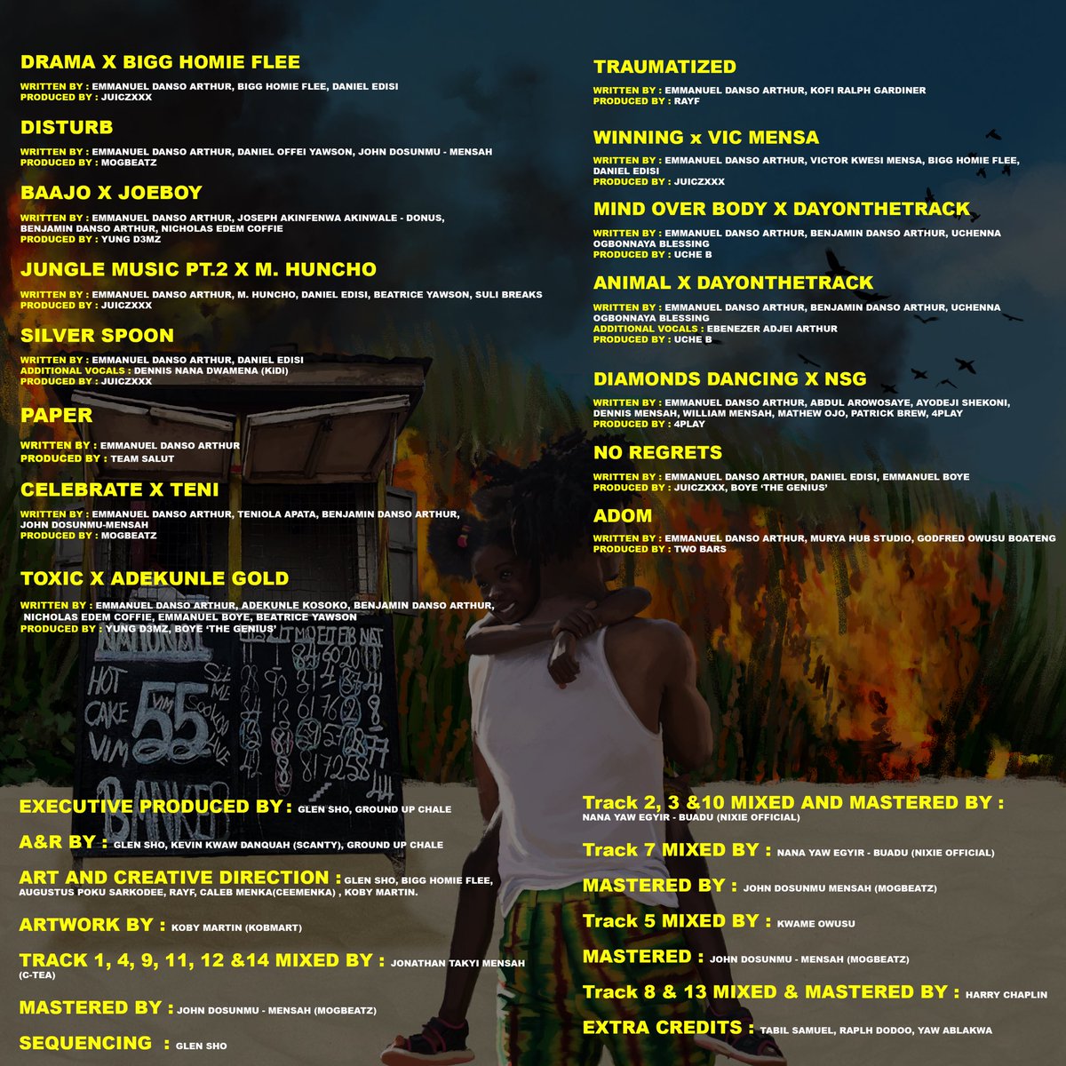 Scantygotcreez_'s tweet photo. SON OF JACOB, is finally here. Merhn this is the hardest project I have ever worked on. Thanks to Kwesi Arthur and Ground Up Chale for believing in me💪🏽💪🏽. Bless up to everyone who contributed to this project . A&amp;R by yours truly. Go stream that!!!

https://t.co/nmqLlivU2M https://t.co/4CwZROf58c