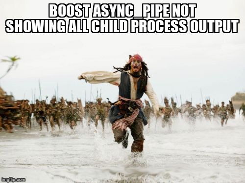 overflow_meme's tweet image. Boost async_pipe not showing all child process output stackoverflow.com/questions/7196… #boostasio #cpp #boost #asyncpipe