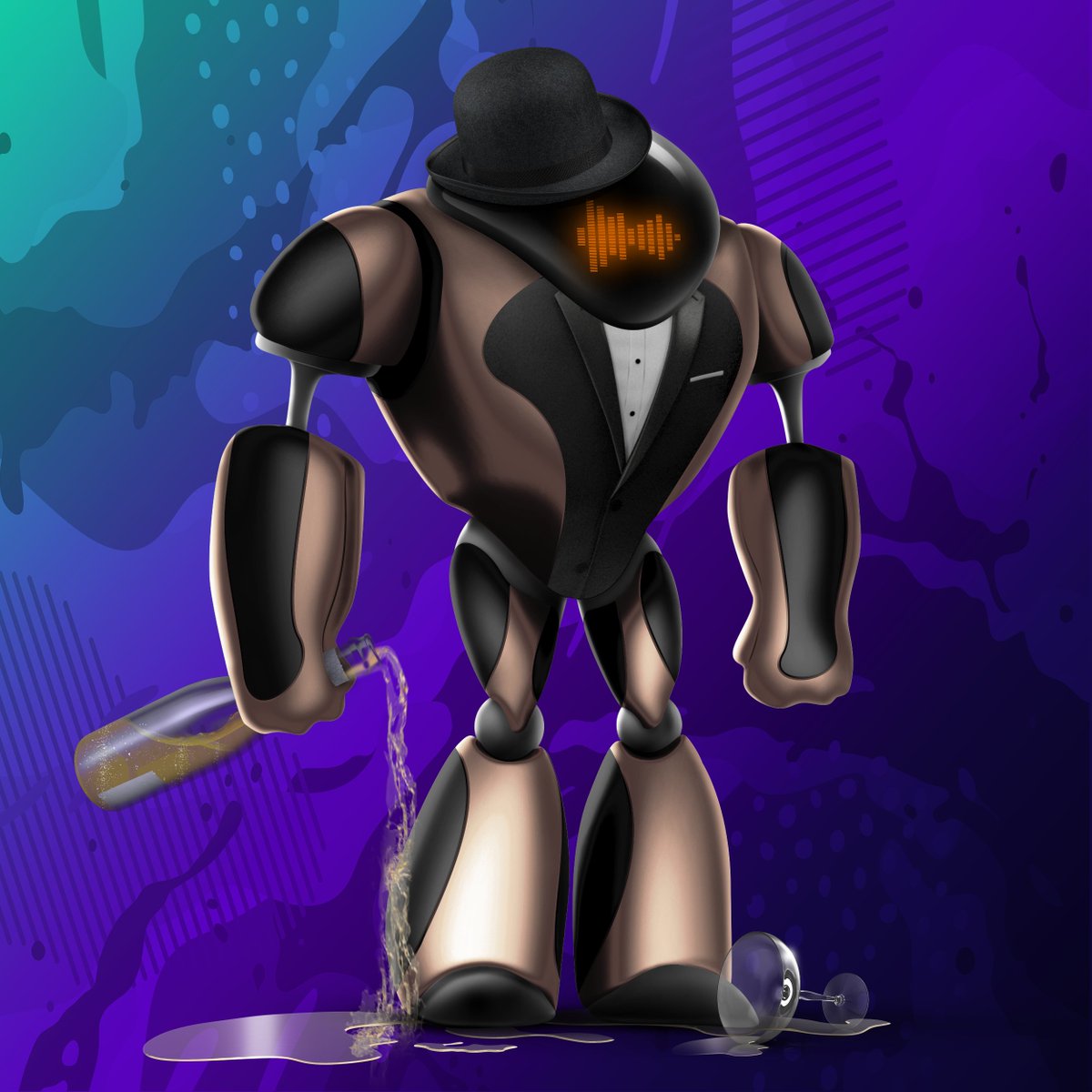 Solbot is going to a party tonight ! What do you think of its outfit #Solbotsfamily ? #NFTs