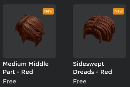 Roblox Events Leaks🥏 on X: 👕Layered Clothing Roblox lançou mais 2 novos  cabelos de GRAÇA! Medium Middle Part - Red:  Sideswept Dreads - Red: #Roblox #RobloxDev  #Metaverse #LayeredClothing