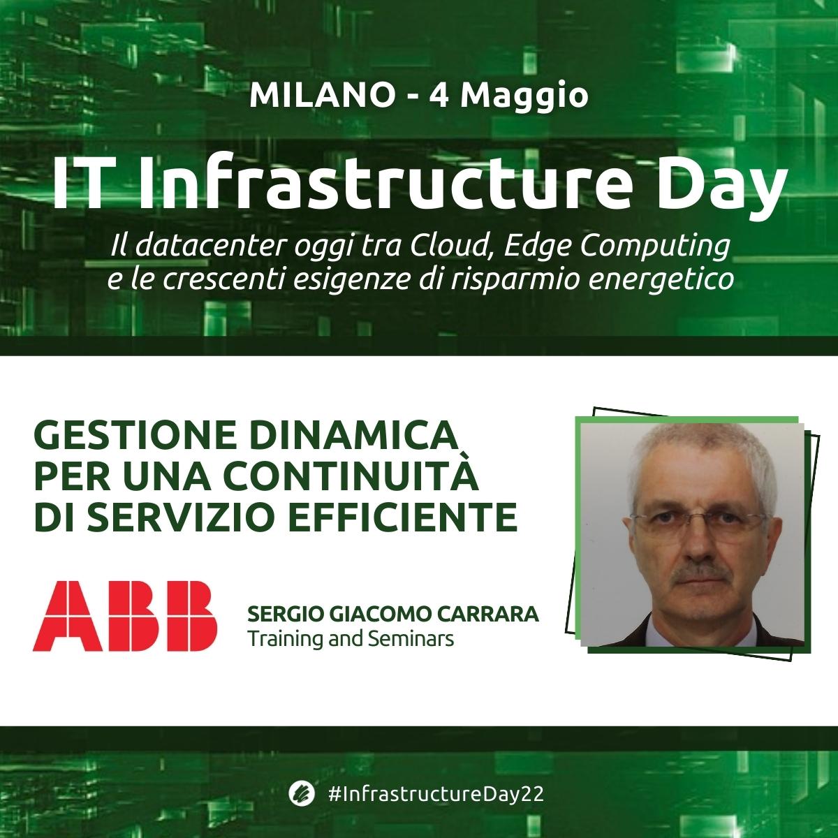 soiel_it's tweet image. #InfrastructureDay22 MILANO 4 Maggio
Scopri le soluzioni per la continuità di servizio efficiente Sergio Carrara di @ABBItalia
✍️Iscriviti gratuitamente e partecipa soiel.it/eventi/2022/IT…
#DataCenter #InfrastruttureIT #EdgeComputing #multicloud #architetturaIT #UPS