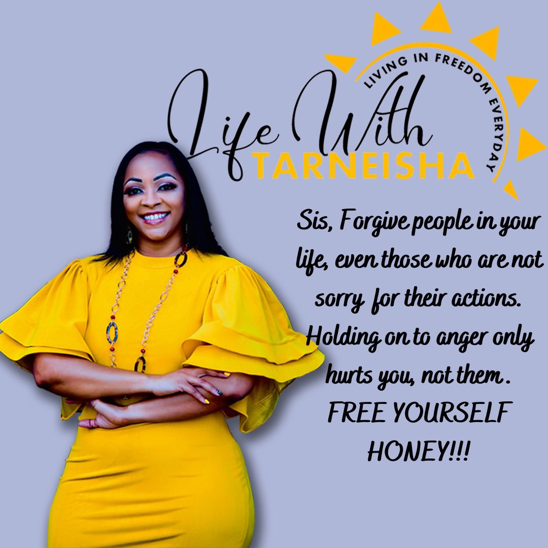LifeCoachTar's tweet image. Happy FRI- YYAAYYY Sis!!!
#forgiveness #Matthew6:14-15
#lifewithtarneisha #lifecoachingtips #freeyoselffriday #honeygetyolifeback #livinginfreedomeveryday