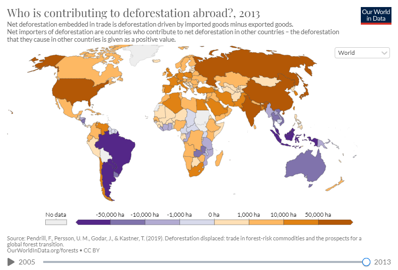 PR03QUAL's tweet photo. Which countries are contributing to #deforestation abroad, due to #OverConsumerism
.
#ClimateCrisis
#ClimateActionNow
#ClimateEmergency
#ClimateAction
.
https://t.co/M2gKWa74JZ https://t.co/J9XxQlnj9x