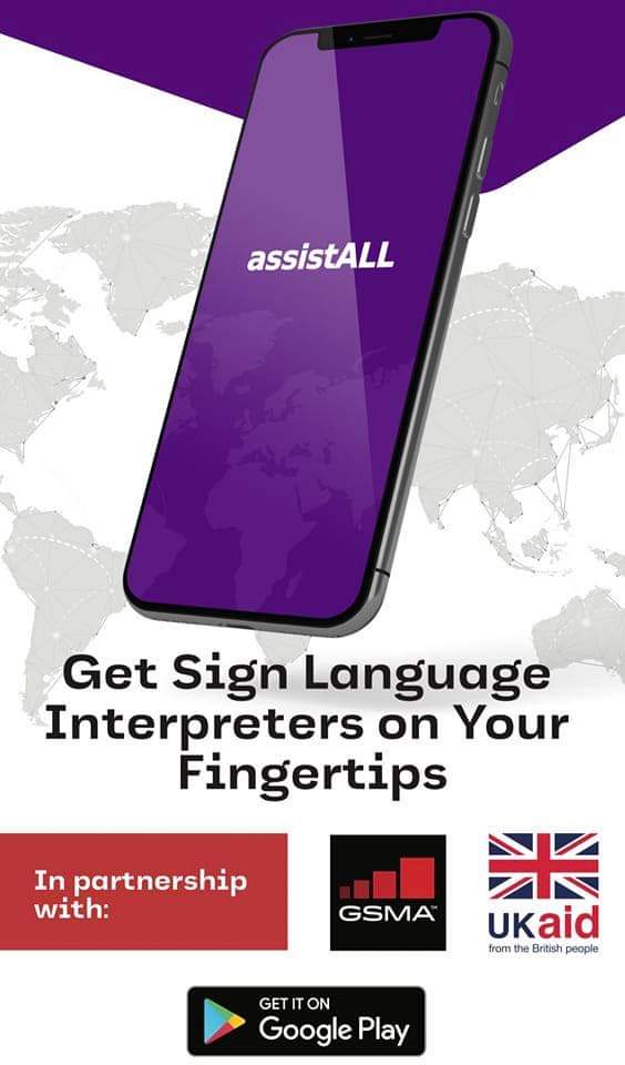 TalantaShow's tweet image. A historical day! @AssistallApp is an app that eliminates any communication barrier between the deaf &amp;amp; nondeaf.
In partnership with @GSMAm4d and @FCDOGovUK
Funded by #UKaid.
@andyspeaks4 @MoraaSylvia @AssistallApp @SignsTvKenya @PPPTV_ke @NgomaTucheze @MaonoAfrica