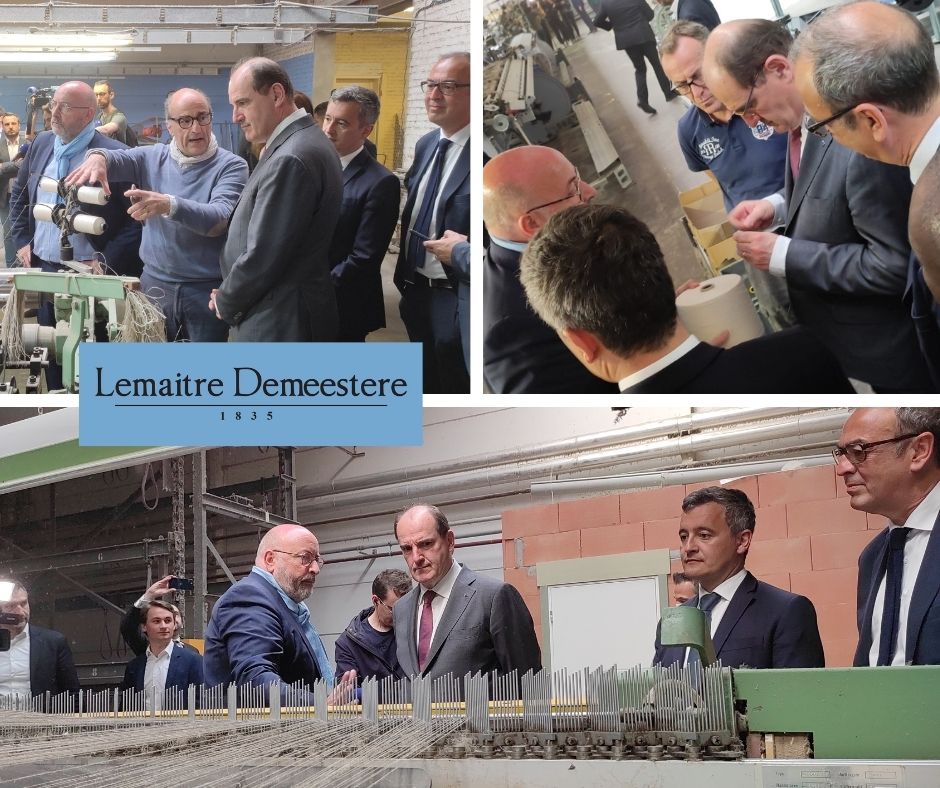 Nous avons eu le plaisir d'accueillir le Premier Ministre <a href="/JeanCASTEX/">Jean Castex</a>, le Ministre de l'Intérieur <a href="/GDarmanin/">Gérald DARMANIN</a> et le Député <a href="/VincentLedoux59/">Vincent LEDOUX</a>, l'occasion de nombreux échanges  sur la mise en place concrète du plan Résilience pour faire face à la crise de l'énergie.

#savoirfaire