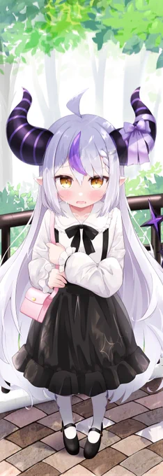 おデート待ち合わせ中ラプ様(背景あり
#laplus_artdesu 
