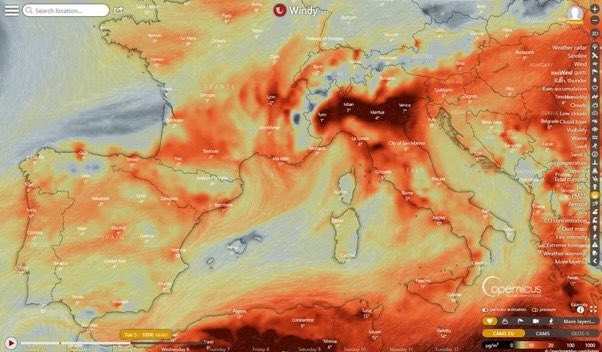 Citizensforair's tweet photo. Buona #giornatadellaterra 🌎🌍!@CopernicusEU ci ricorda che l’inquinamento atmosferico riduce la capacità di  impollinazione 🌺 delle 🐝 🐝 https://t.co/ZsMoNdCUN8  
Buona giornata #governatori #padani!  Si può fare di più! https://t.co/BkI1OOb6H6