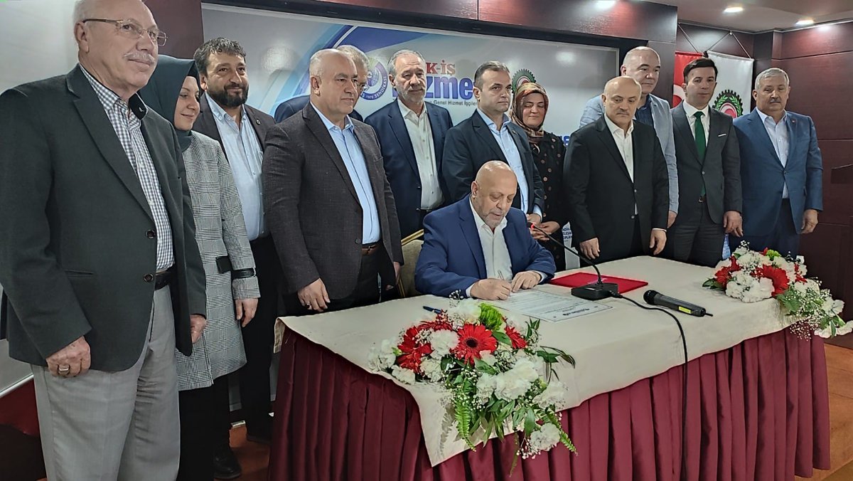 hizmetissendika's tweet photo. Çalışma Yaşamında Şiddet ve Tacizin Ortadan Kaldırılmasına İlişkin ILO C190 Sayılı Sözleşme çerçevesinde “Şiddete Sıfır Tolerans Belgesi” Emek Konukevi’nde gerçekleştirdiğimiz törenle imzalandı. https://t.co/DFB7CjuH6h