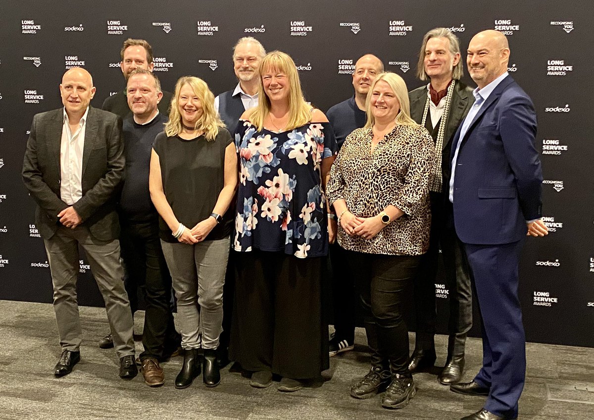 Celebrating 20 years service with our amazing colleagues at their Long Service Awards. We had more than 4,500 years total service between our recipients as we recognised their 20,30 &amp; 40 years contribution to Sodexo      🥂⭐️🍾 Thank you for everything you do each &amp; every day