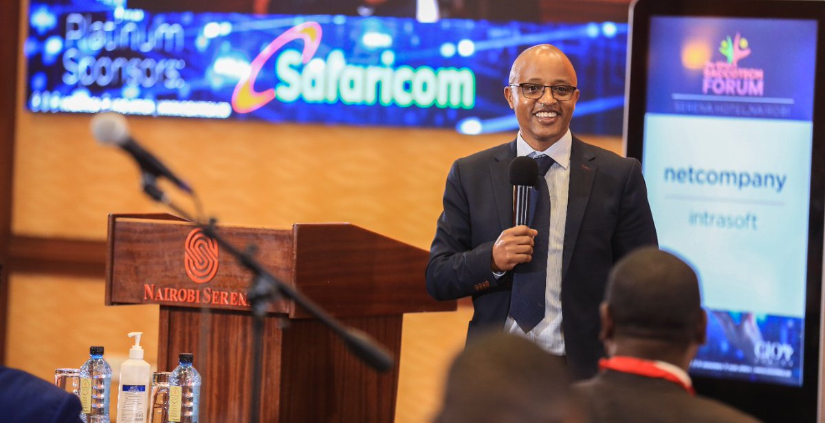 SafaricomPLC's tweet photo. Our Safaricom Business team were thrilled to be part of the #CIOSaccoTech forum organized by @CIO_Africa where @KSenanu  our Chief Enterprise Business Officer and @jmmuriithi ,our Head of Enterprise Channels spoke about how SACCOS can rip from digital transformation. https://t.co/akd4AbiO7p