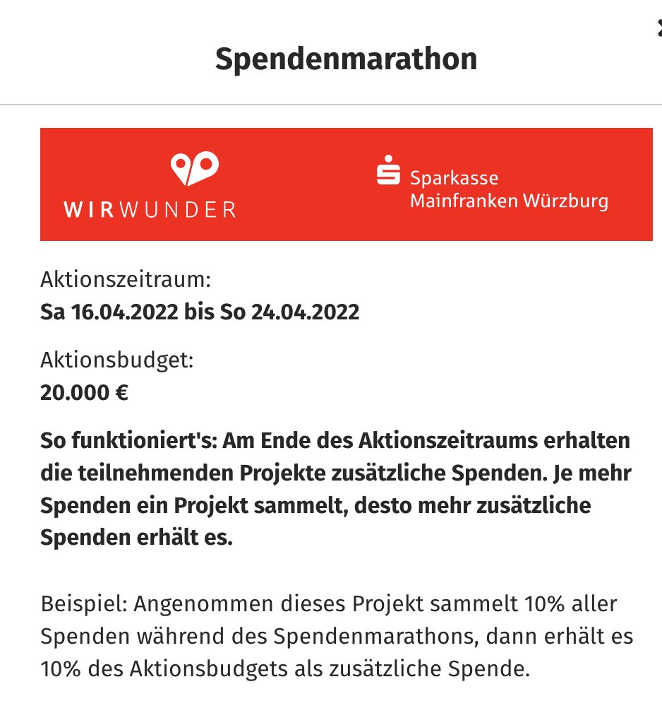 we4bee's tweet photo. Die Sparkasse Mainfranken unterstützt mit ihrem Projekt WirWunder  bis zum Sonntag, den 24.04. we4bee - sei dabei und mach mit!  https://t.co/FNlLbFuFXd #wirwunder #we4bee #Biene #Umwelt #Bildung #Aktion #SparkasseMainfranken #Sparkasse #Wuerzburg https://t.co/iEjT7Q4zki