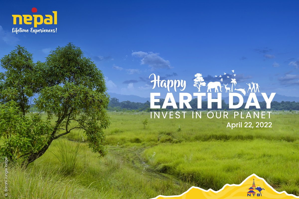 Let's restore our Earth for Tourism, Humankind and all living and non-living things who need earth for existence. The picture features #ChitwanNationalPark of Nepal, a UNESCO Natural Heritage Site. 
#NepalNOW #Nepal #InvestInOurPlanet
PC: Barahi Jungle Lodge