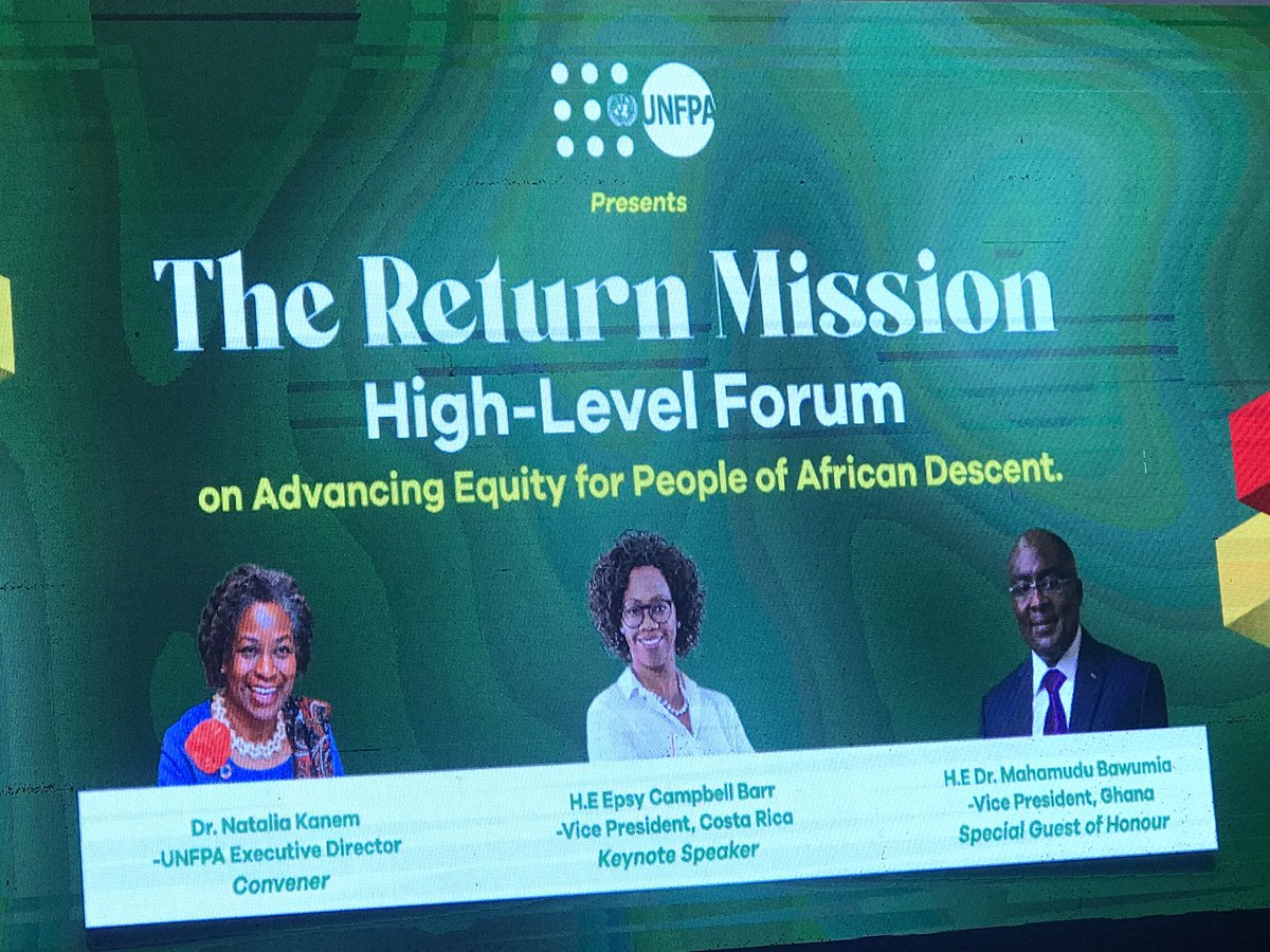 YagGhana's tweet photo. #TheReturnMission high-level forum on advancing equity for people of African Descent is happening now at @kempinskiACC.
We wish our #YAGFellows to participate in this meeting's fruitful deliberations. Thanks to our partner @UNFPAGHANA for the invitation. https://t.co/xWItcXUbls