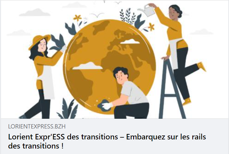ALOEN_Lorient's tweet photo. 📢Appel à #initiatives de transition !
💡 Vous avez une idée/projet pour relever les défis des #transitions en Pays de Lorient ? Vous avez besoin d'un coup de main pour le concrétiser ?
🚆Embarquez à bord du #LorientExprESS jusqu'au 22/05. Plus d'infos👉 https://t.co/EkXXG2dkk1 https://t.co/LVyjVtt4jj
