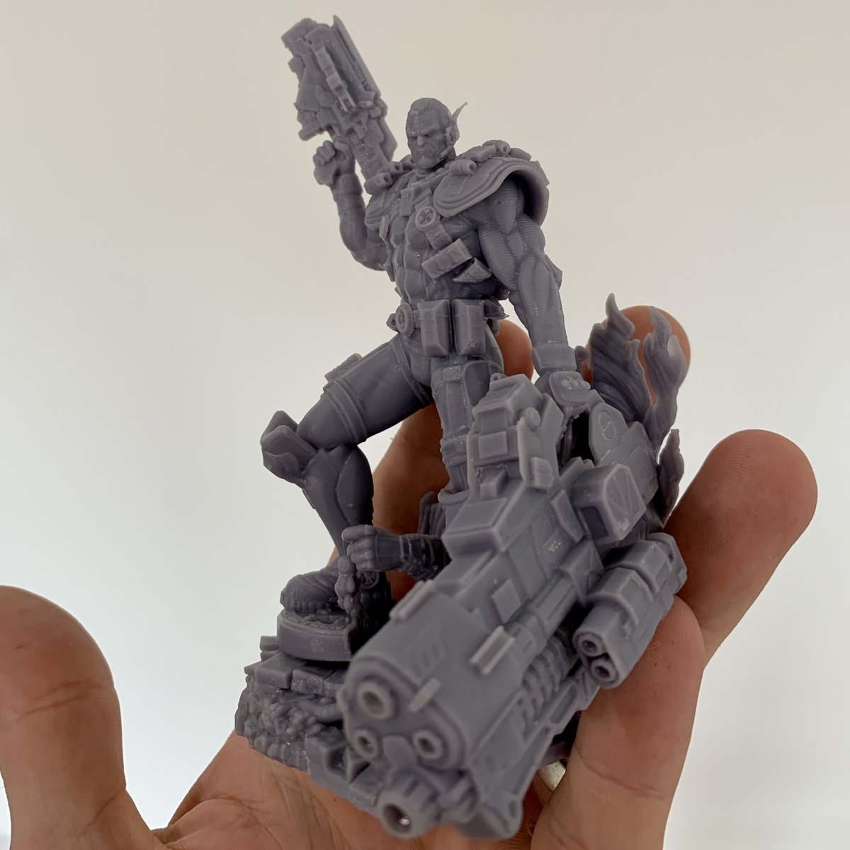 TripleAxis3D's tweet photo. What an cool looking 3D print! Printed in grey resin on an SLA 3D printer. #3dprinting #3dprintingservice #sla https://t.co/Pk06Su2W19