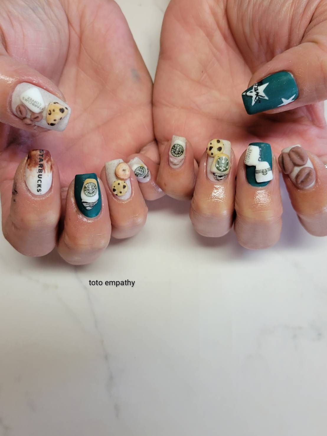 Toto Empathy Totoempathy Nail ネイル スタバネイル スターバックスコーヒー Starbucks T Co Lqqwgxkcp3 Twitter