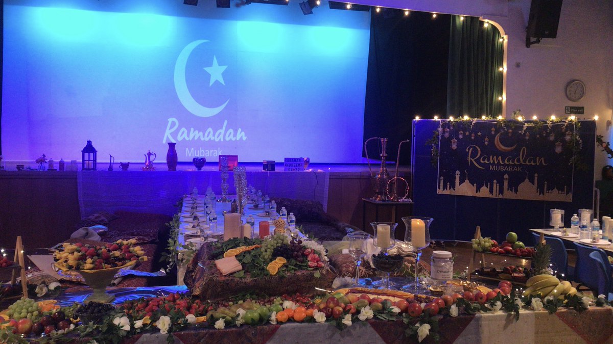 Clarion_School's tweet photo. We held our first ever #iftar event with 100 parents, students and staff in attendance. A huge thank you to all staff involved especially @SheikhYazz, Ms de Jong and the 6th form students. All in attendance agreed that it was a wonderful event. We hope to make it anual.#community https://t.co/mLnuSiPP2r