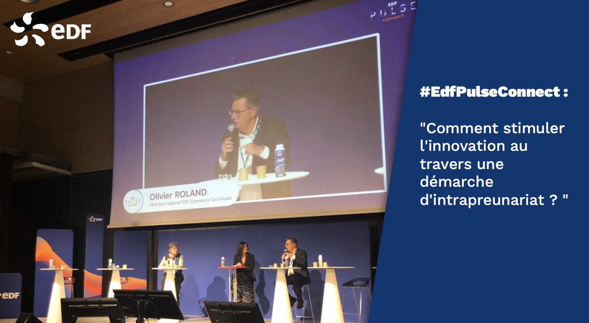 StphaneCASSAGN1's tweet photo. "Comment stimuler l'innovation au travers une démarche d'intrapreunariat ? " @RemigyCatherine et @Ol_Roland témoignaient ce jeudi pour #EDFPulseConnect à la Cité Eco de #Toulouse📍  @EDF_Occitanie @EDF_Entreprises https://t.co/6fseXGjCPf