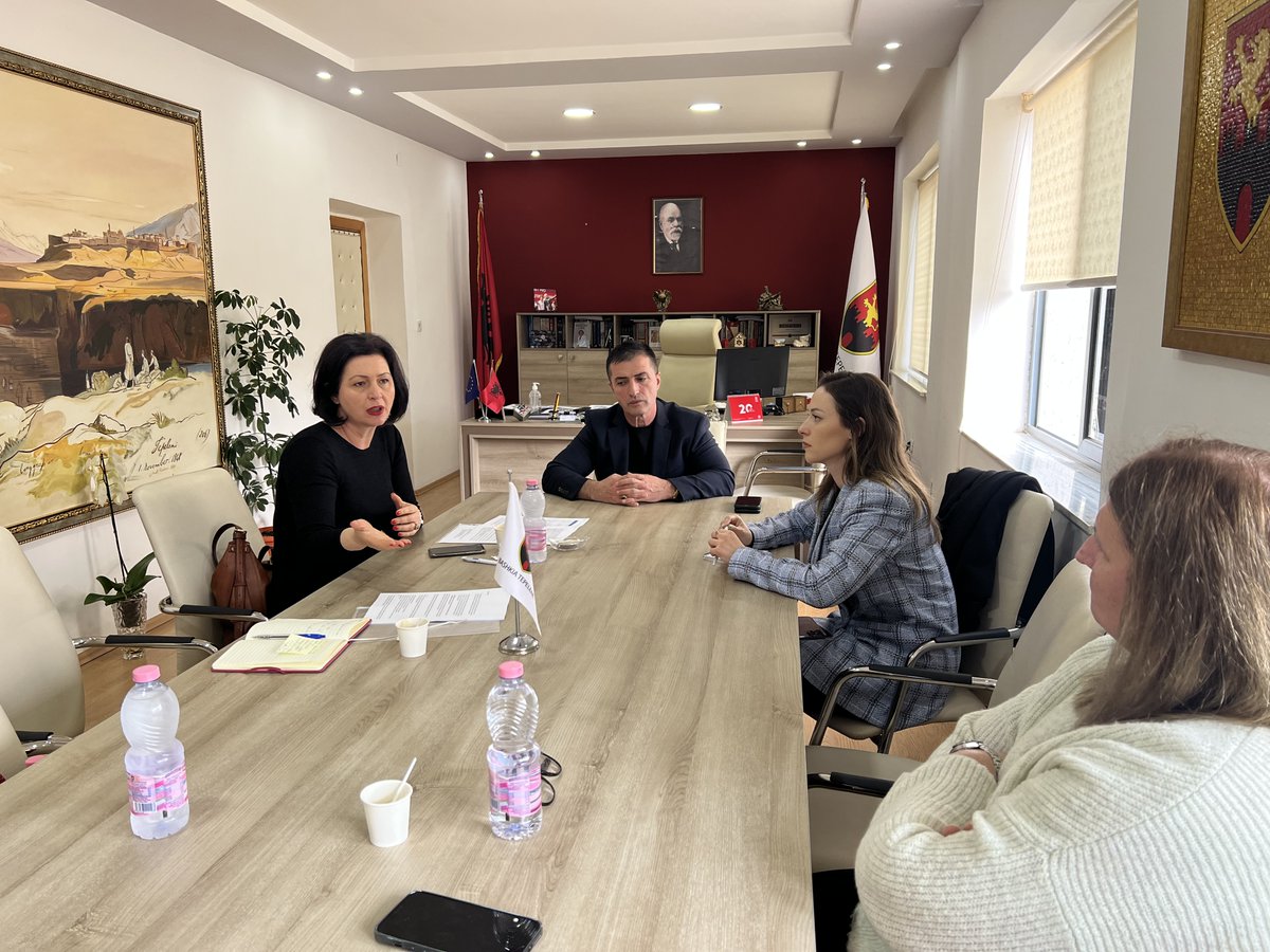 InstituteIp3's tweet photo. Kick off meeting in the municipality of Tepelena in the framework of supporting municipalities in drafting  5-year Social Housing Plan (phase II of the Leave no one behind program). The project is implemented by #IP3 and #DCPartners, with the financial support of #UNDP. https://t.co/kTqlnhNAU7