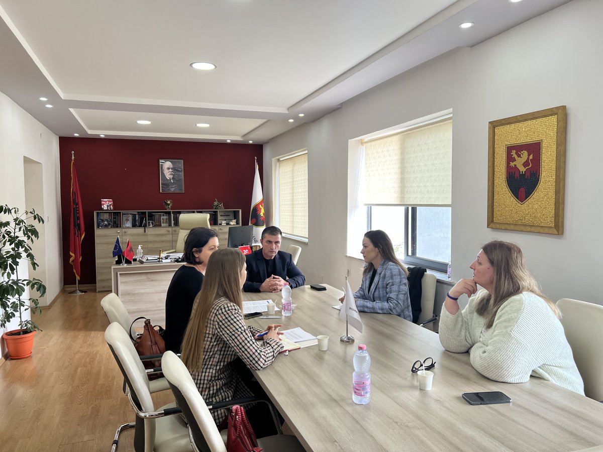InstituteIp3's tweet photo. Kick off meeting in the municipality of Tepelena in the framework of supporting municipalities in drafting  5-year Social Housing Plan (phase II of the Leave no one behind program). The project is implemented by #IP3 and #DCPartners, with the financial support of #UNDP. https://t.co/kTqlnhNAU7